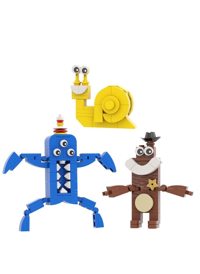 198 Pcs 3-Pieces Mini Set Of Toy Building Blocks Second Quarter Garten Of Banban Gifts For Children'S Day Ideas Toys Gifts For Adult  Kids