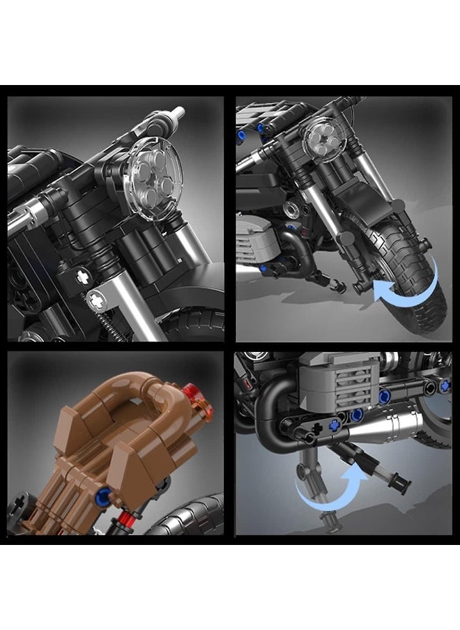 Racing Motorcycle Model Assembly Kit, Suitable For Adults And Children To Collect Building Block Toys As Gifts
