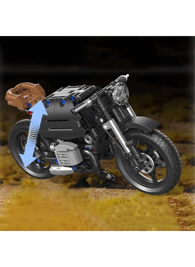 Racing Motorcycle Model Assembly Kit, Suitable For Adults And Children To Collect Building Block Toys As Gifts