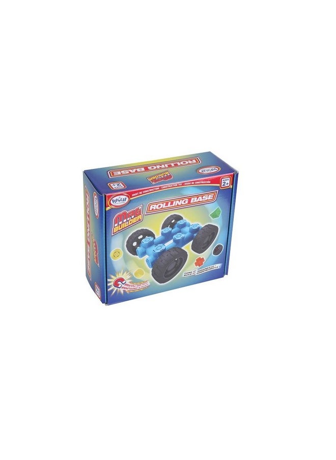 POPULAR PLAYTHINGS Mag Builder Rolling Base, Magnetic Toy Play Set
