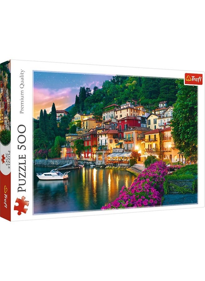 Trefl Lake Como, Italy 500 Piece Jigsaw Puzzle Red 19