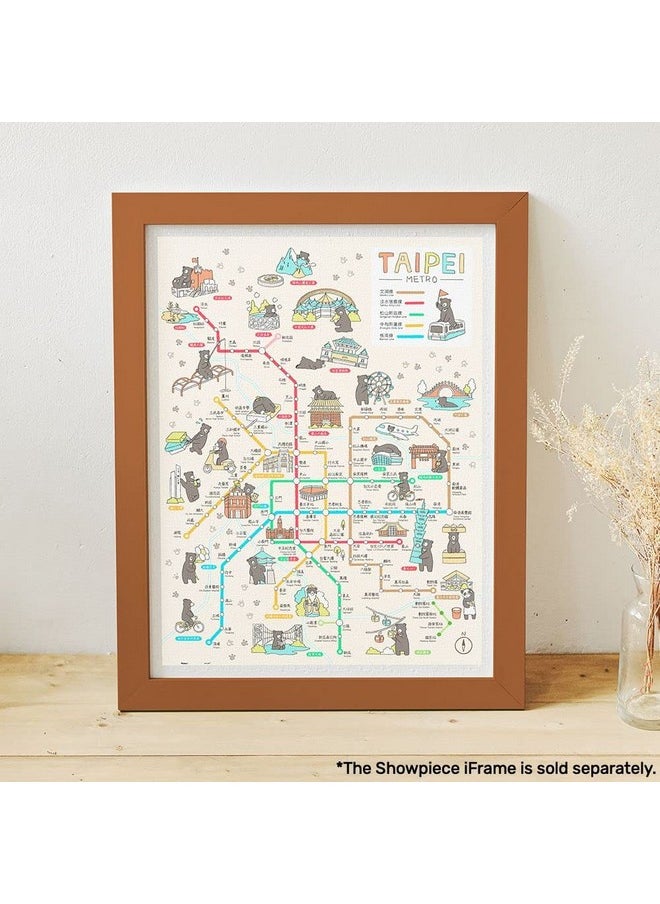Pintoo Jigsaw Puzzles 1200 Piece for Adults - Go! Taipei Metro Beautiful Plastic Puzzle for Home Decor Zero Dust Easy Storage [H2213]