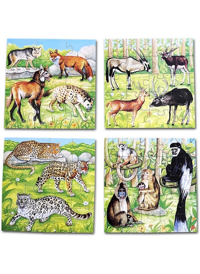 Creative’s Animal Puzzles Part-4 | Skill Development Jigsaw Puzzles for kids | Educational puzzles for kids | Ages 4 & Up 10 to 25 Pieces Puzzles for kids