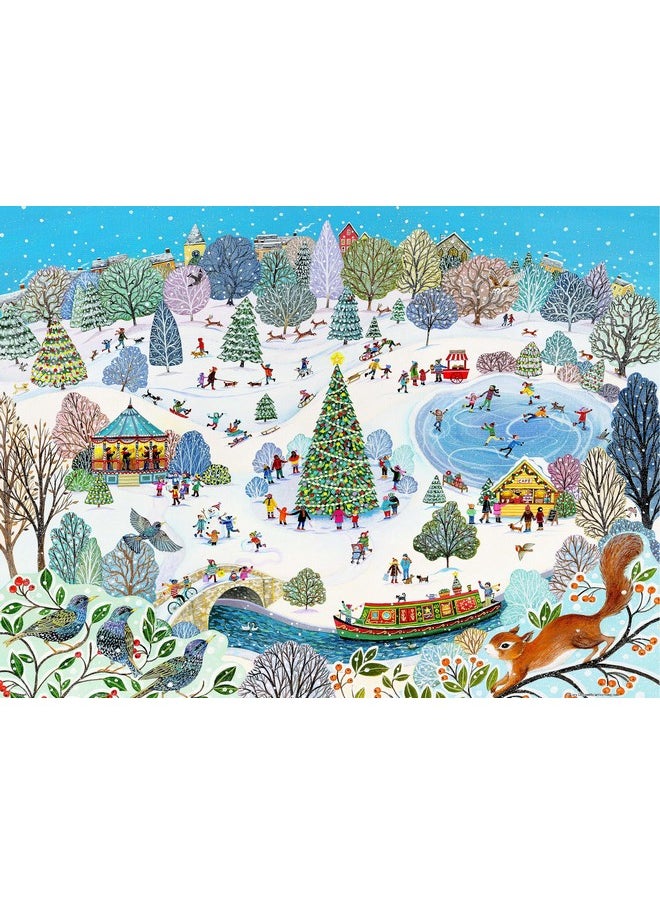 Pintoo Jigsaw Puzzles 1200 Piece for Adults - Lucy Grossmith - Winter Park Beautiful Plastic Puzzle for Home Decor Zero Dust Easy Storage [H3394]