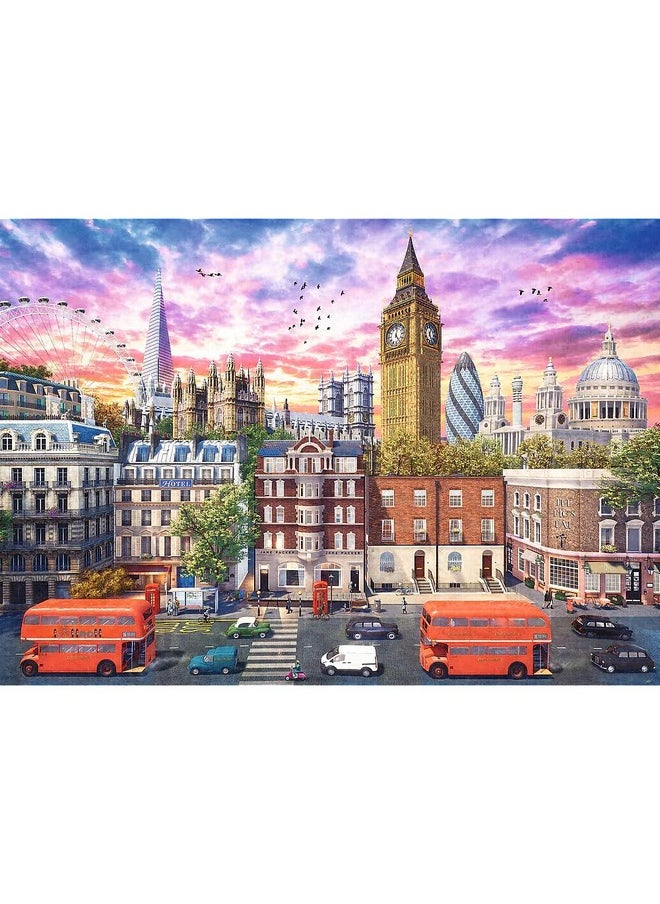 Trefl Walking Around London 4000 Piece Jigsaw Puzzle Red 54