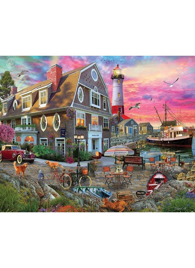 White Mountain Puzzles - Harbor Inn - 1000 Piece Jigsaw Puzzle
