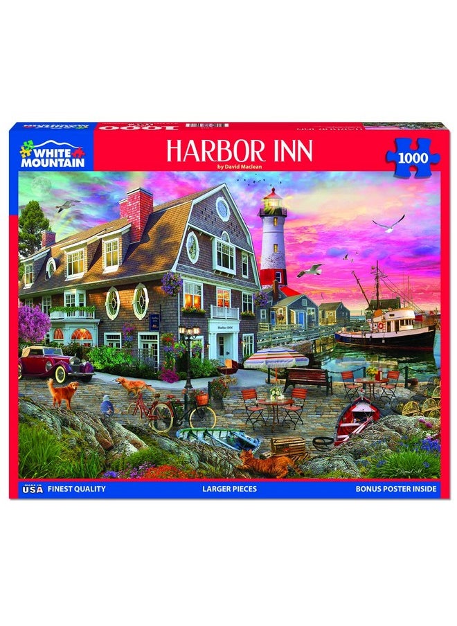 White Mountain Puzzles - Harbor Inn - 1000 Piece Jigsaw Puzzle