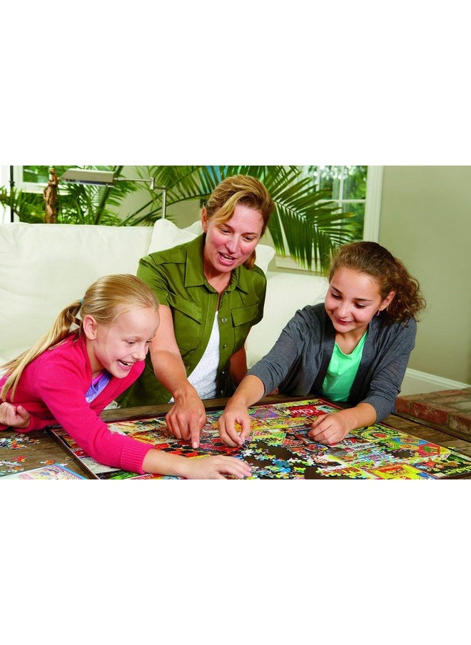 White Mountain Puzzles - Mom's Shopping List - 1000 Piece Jigsaw Puzzle for Adults