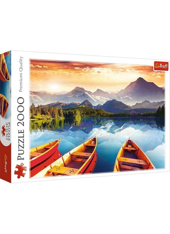 Trefl Crystal Lake 2000 Piece Jigsaw Puzzle Red 38