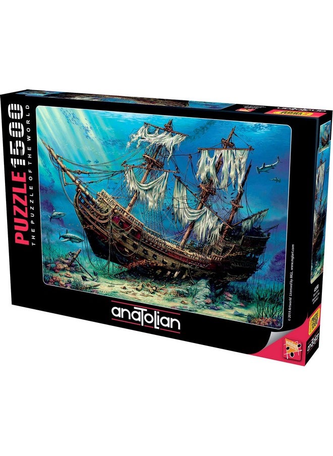 Anatolian Puzzle - Shipwreck Sea, 1500 Piece Jigsaw Puzzle, #4558 (ANA4558) Multicolor