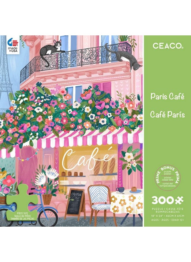 Ceaco - Paris Café - 300 Oversized Piece Jigsaw Puzzle