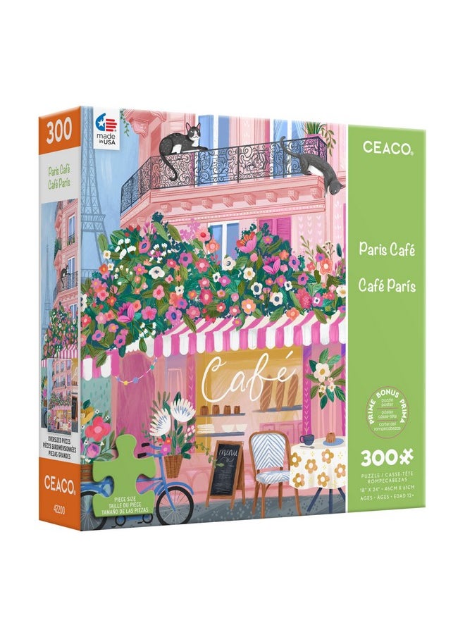 Ceaco - Paris Café - 300 Oversized Piece Jigsaw Puzzle