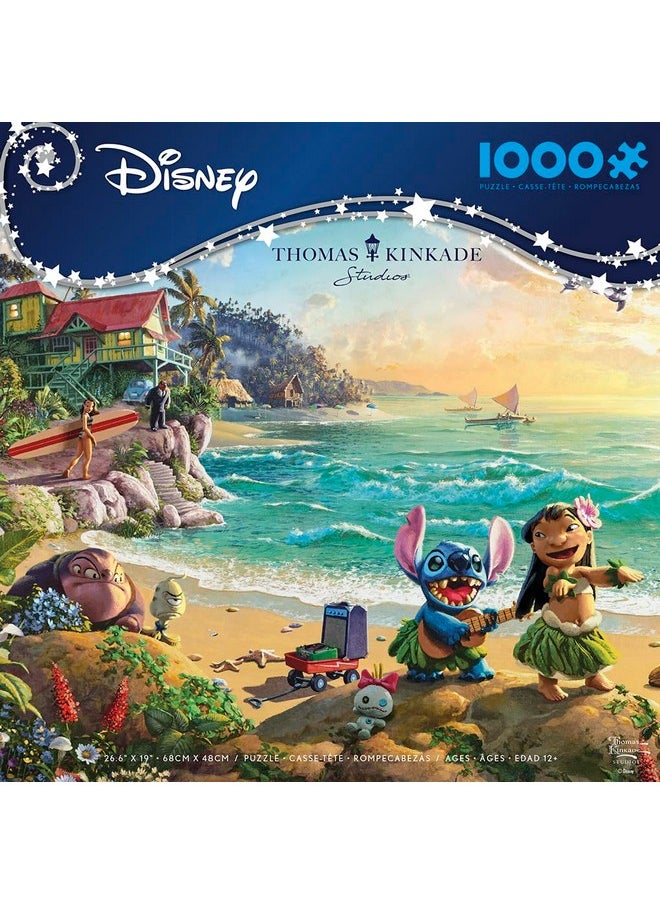 Ceaco - Thomas Kinkade - Disney - Lilo and Stitch - 1000 Piece Jigsaw Puzzle