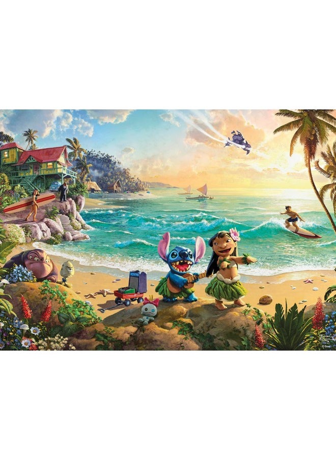 Ceaco - Thomas Kinkade - Disney - Lilo and Stitch - 1000 Piece Jigsaw Puzzle