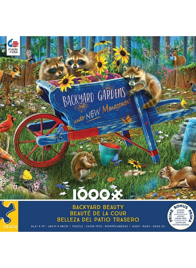 Ceaco - Wild - Backyard Beauty - 1000 Piece Jigsaw Puzzle