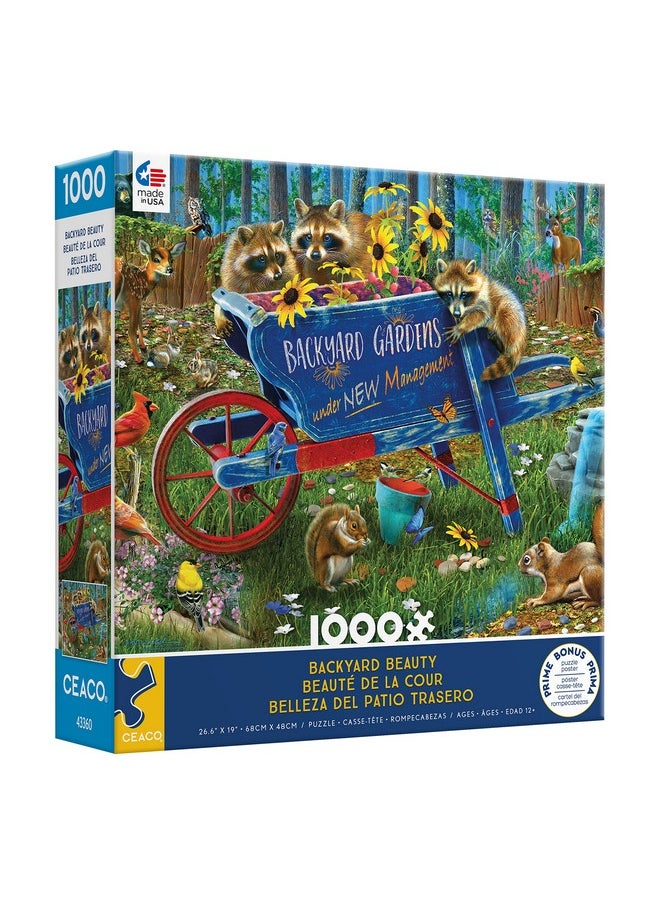 Ceaco - Wild - Backyard Beauty - 1000 Piece Jigsaw Puzzle