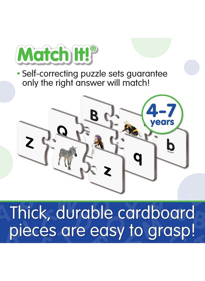 Learning Journey International Match It! - Upper & Lower Case Letters - Self-Correcting Alphabet Matching Puzzle, Multi