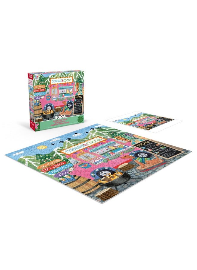 Ceaco - Food Trucks - Festive Food Truck II - 500 Piece Jigsaw Puzzle