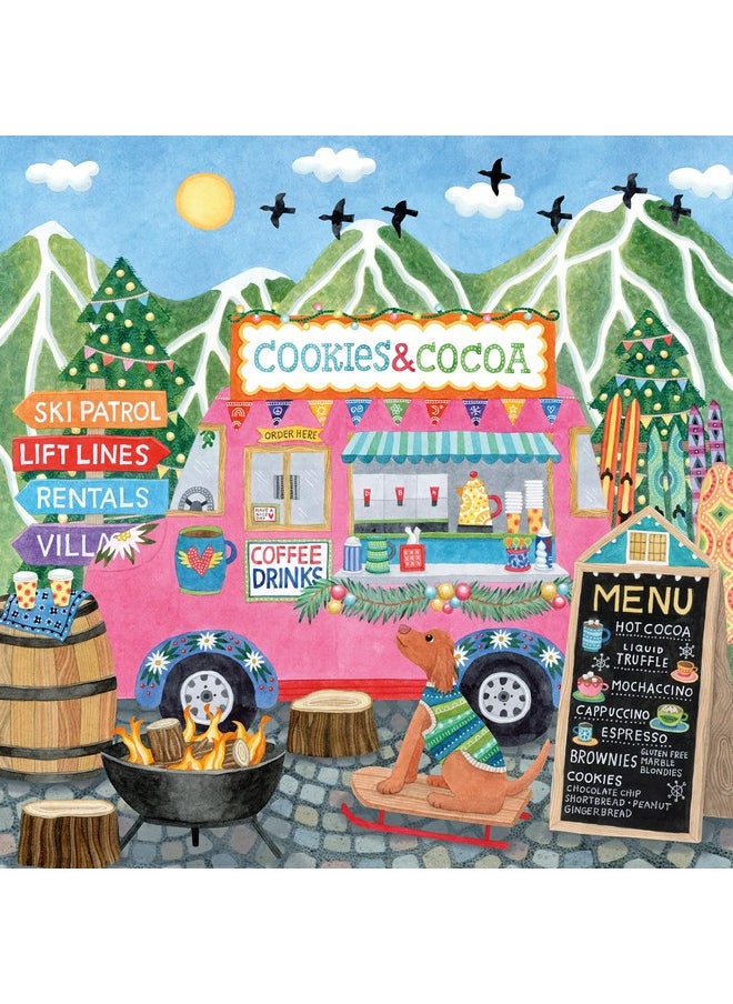 Ceaco - Food Trucks - Festive Food Truck II - 500 Piece Jigsaw Puzzle