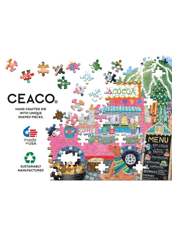 Ceaco - Food Trucks - Festive Food Truck II - 500 Piece Jigsaw Puzzle
