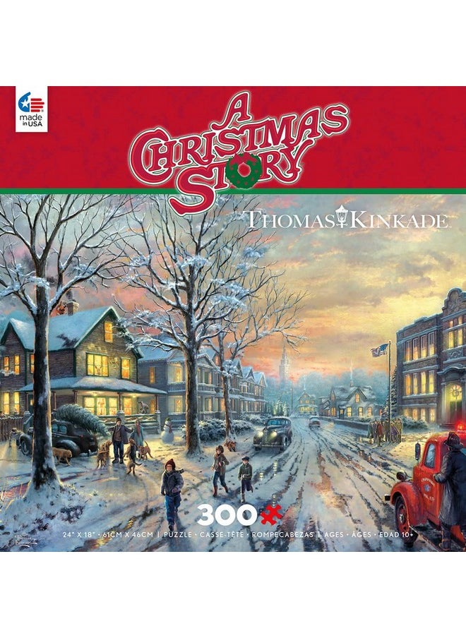 Ceaco - Thomas Kinkade - Holiday Movies - A Christmas Story - 300 Piece Jigsaw Puzzle