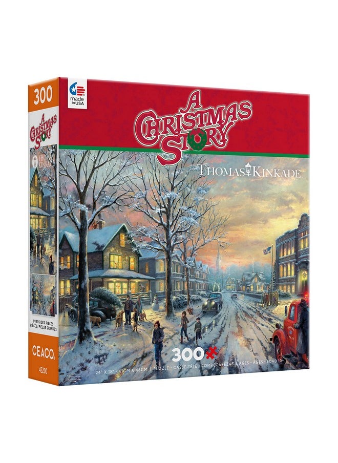 Ceaco - Thomas Kinkade - Holiday Movies - A Christmas Story - 300 Piece Jigsaw Puzzle