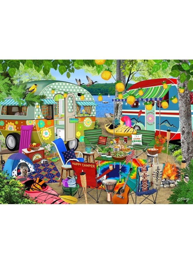 Ceaco - Tracy Flickinger - Gone Camping - 500 Piece Jigsaw Puzzle