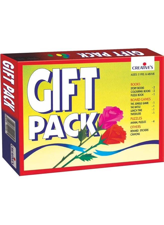Creative’s Gift Pack | Assorted Pack for Kids | Colouring Books | Animal Puzzles | Jigsaw Puzzles | Educational Puzzles | Brain Booster | Board Games for Girls & Boys | Ages 5 to 8