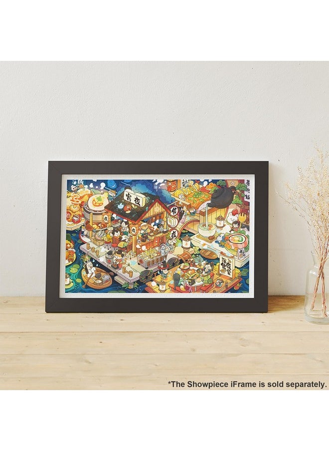 Pintoo Jigsaw Puzzles 1000 Piece for Adults - Peiji - Delicious Monogatari - Night Beautiful Plastic Puzzle for Home Decor Zero Dust Easy Storage [H3206]