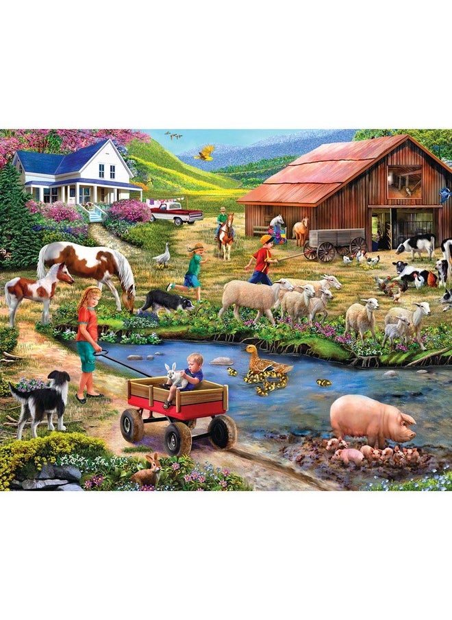 Bits and Pieces - 4-in-1 Multi-Pack - 300 Piece Jigsaw Puzzles for Adults-Each Measures 16
