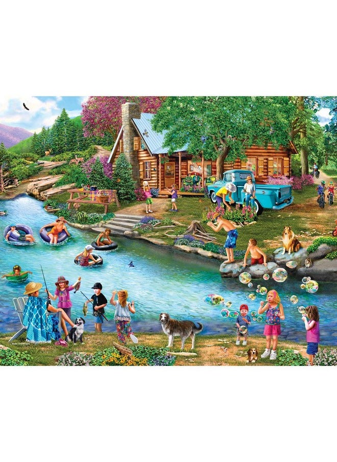 Bits and Pieces - 4-in-1 Multi-Pack - 300 Piece Jigsaw Puzzles for Adults-Each Measures 16