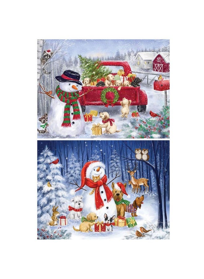 Bits and Pieces - Value Set of Two (2) 300 Piece Jigsaw Puzzles for Adults - Each Puzzle Measures 18