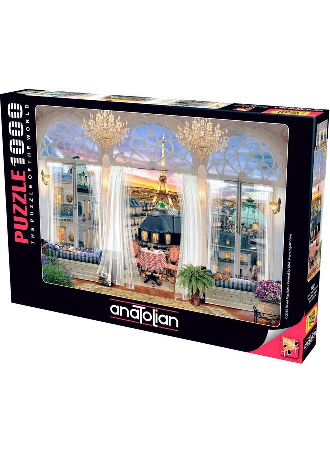 Anatolian Puzzle - Paris Roof Terrace, 1000 Piece Jigsaw Puzzle, #1091, Model Number: ANA1091