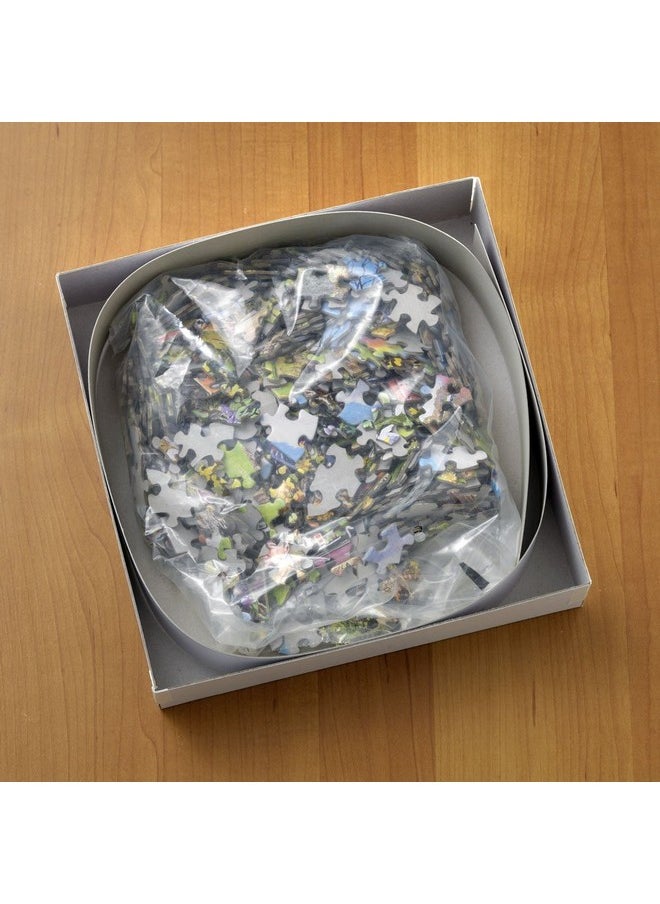 Bits and Pieces - 300 Large Piece Jigsaw Puzzle for Adults - New Friends - 300 pc Snowy Winter Scene Jigsaw by Artist Alan Giana