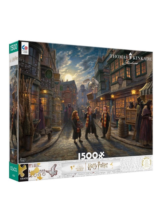Ceaco - Thomas Kinkade - Harry Potter - Diagon Alley - 1500 Piece Jigsaw Puzzle