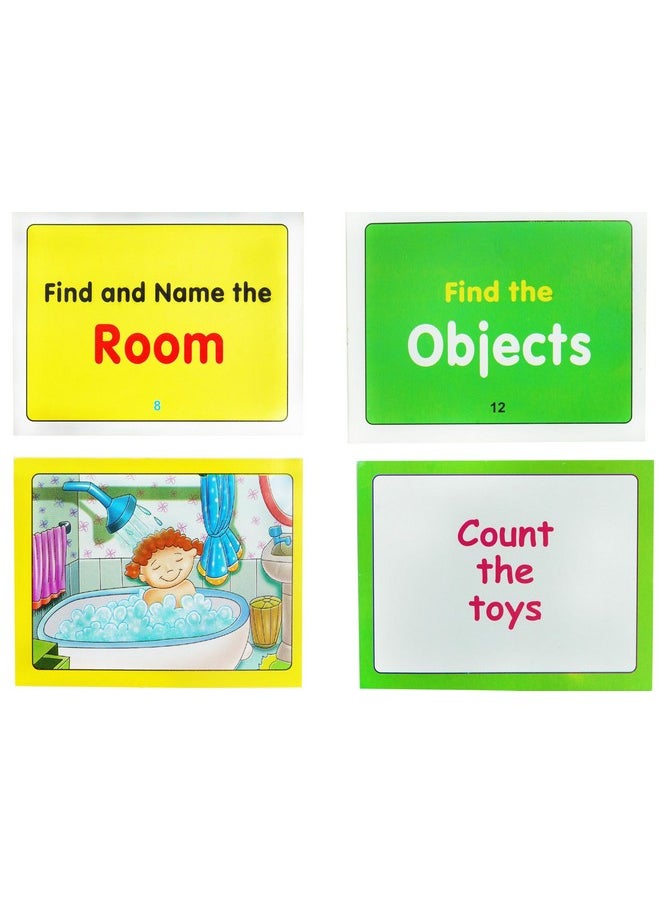 Creative’s in The House 2 in 1 | Language Development Puzzles | Learning Different Room Puzzles | Memory Matching Games| Puzzles for Boys & Girls | Ages 4 & Up