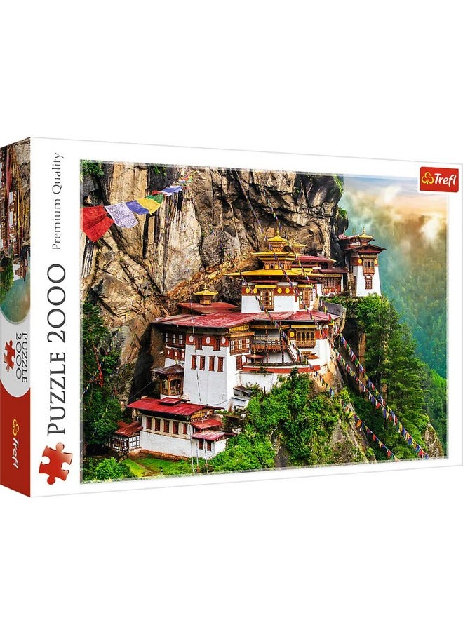 Trefl Tiger's Nest, Bhutan 2000 Piece Jigsaw Puzzle Red 38