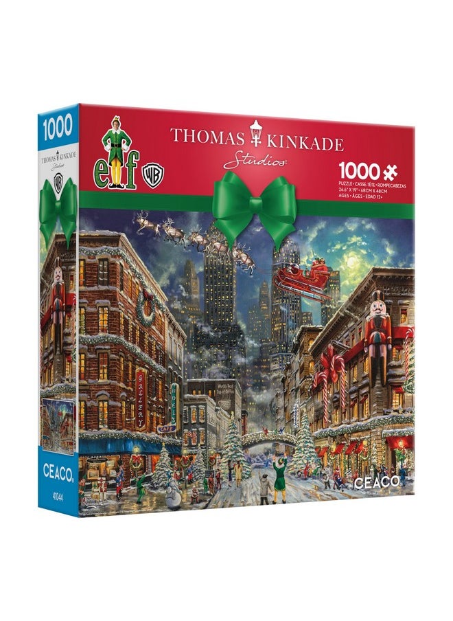 Ceaco - Thomas Kinkade Christmas - Elf - 1000 Piece Jigsaw Puzzle, 8