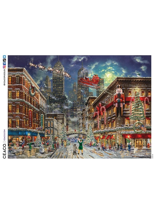 Ceaco - Thomas Kinkade Christmas - Elf - 1000 Piece Jigsaw Puzzle, 8