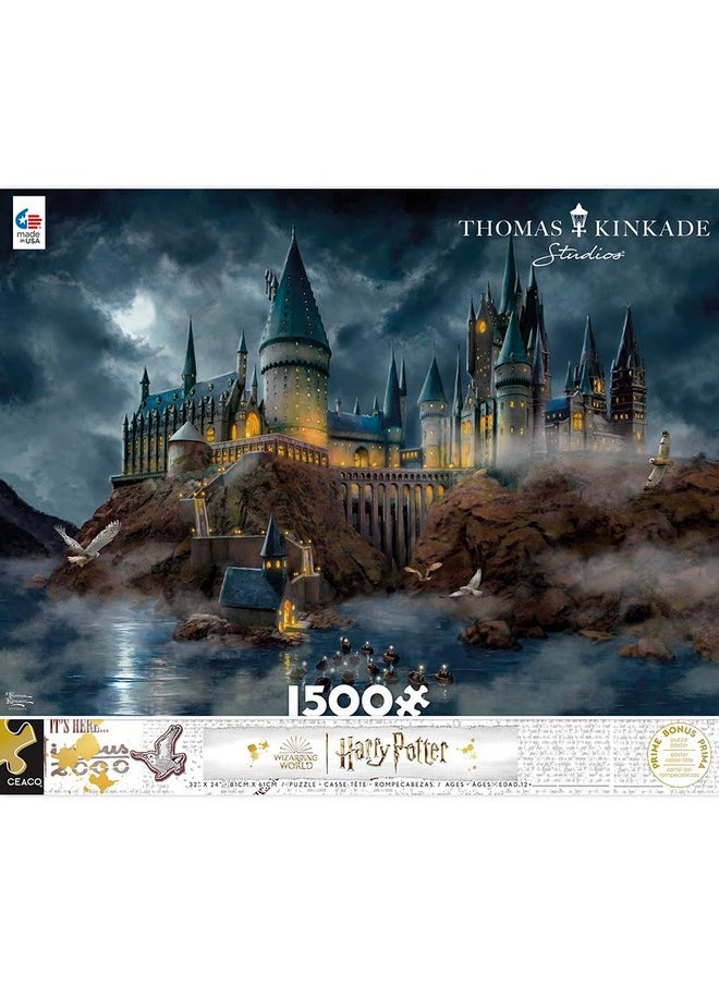 Ceaco - Thomas Kinkade - Harry Potter - Hogwart's Castle - 1500 Piece Jigsaw Puzzle
