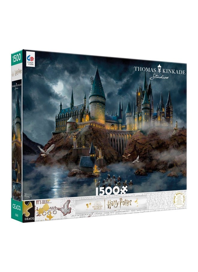 Ceaco - Thomas Kinkade - Harry Potter - Hogwart's Castle - 1500 Piece Jigsaw Puzzle