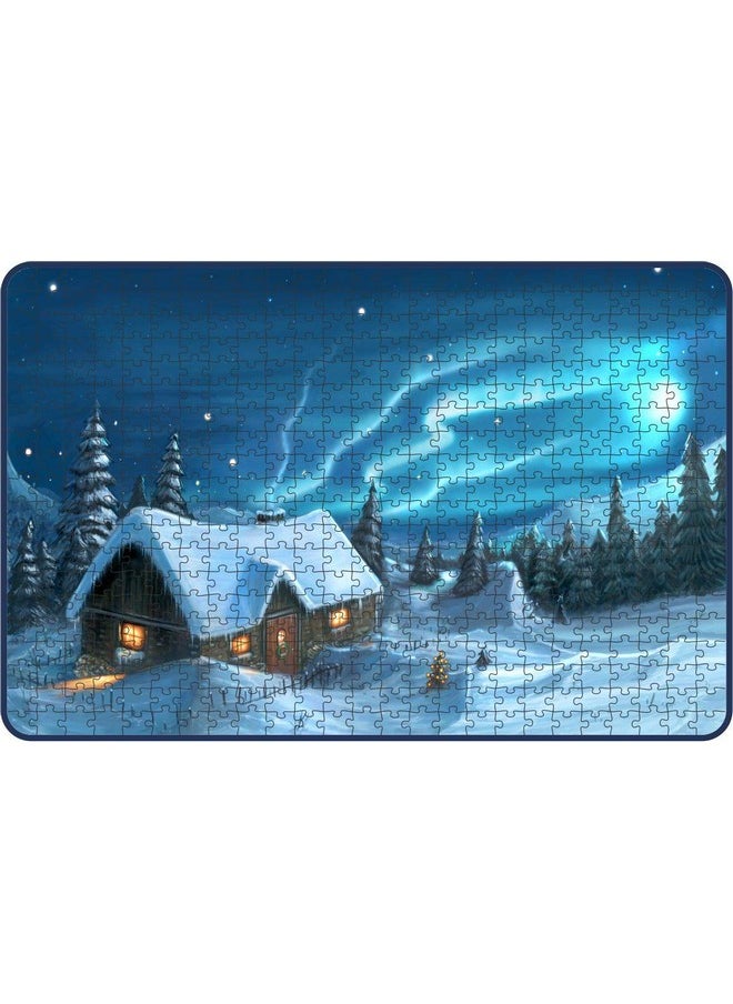Webby Snowy Winter House Wooden Jigsaw Puzzle, 500 Pieces