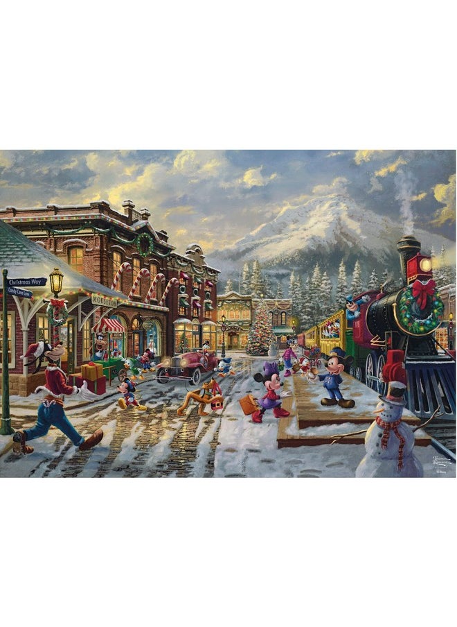 Ceaco - Thomas Kinkade - Disney - Holiday - Candy Cane Express - 1000 Piece Jigsaw Puzzle