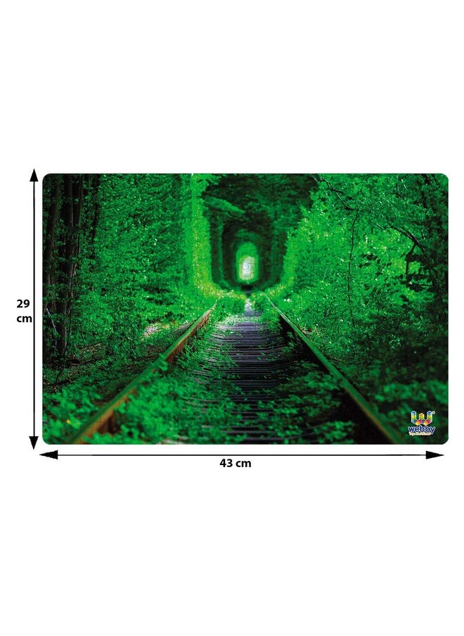 Webby Kids The Tunnel of Love Wooden Jigsaw Puzzle, 252 Pieces