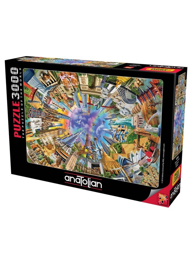 Anatolian Puzzle - 360 World, 3000 Piece Jigsaw Puzzle, #4916
