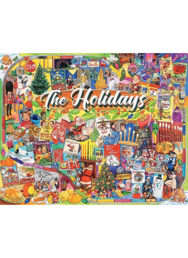 White Mountain Puzzles The Holidays - 1000 Piece Jigsaw Puzzle
