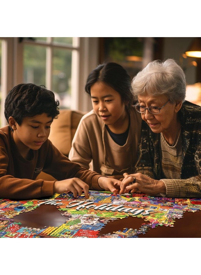 White Mountain Puzzles The Holidays - 1000 Piece Jigsaw Puzzle