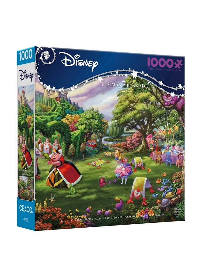 Ceaco - Thomas Kinkade - Disney - Queen of Hearts - 1000 Piece Jigsaw Puzzle