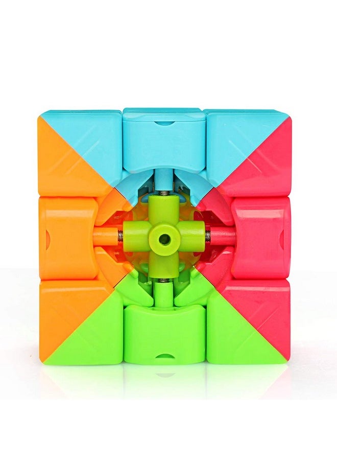 D-FantiX QY Toys Warrior 3x3 Speed Cube Stickerless 3x3x3 Magic Cube Puzzles
