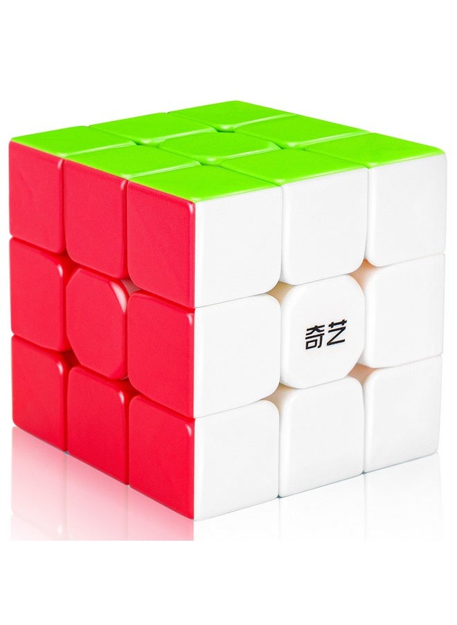 D-FantiX QY Toys Warrior 3x3 Speed Cube Stickerless 3x3x3 Magic Cube Puzzles